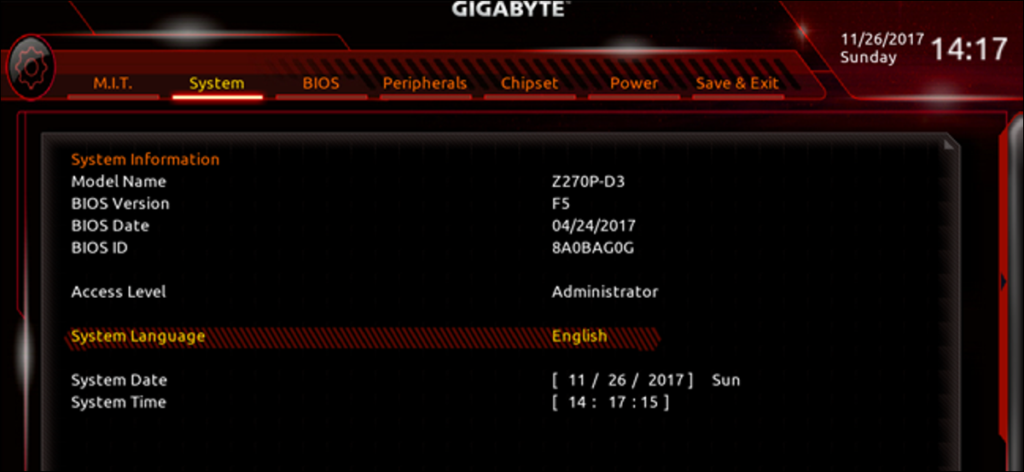 Cách thiết lập Bios