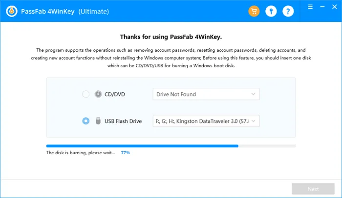 Đặt lại mật khẩu Windows