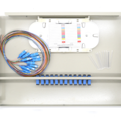 Hộp phối quang ODF 8FO bắt rack  full phụ kiện